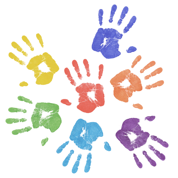 Разноцветные ладошки