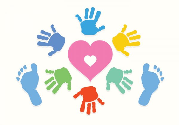 Детские ладошки Отпечатки