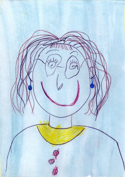 Мама с ребенком рисунок