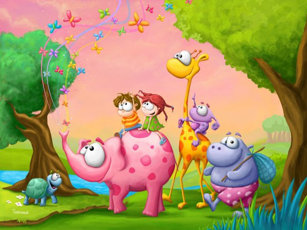 Веселые дети картины