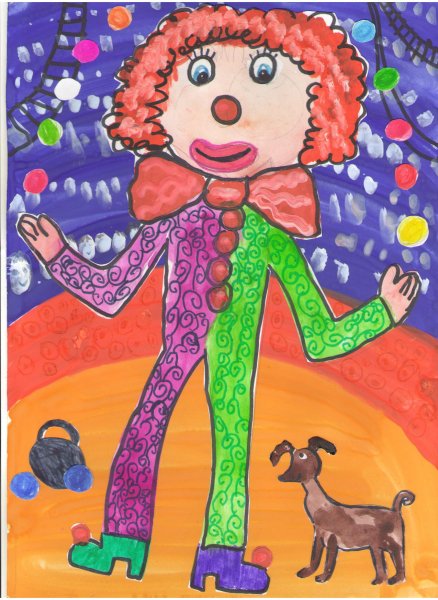 Цирк рисунок для детей