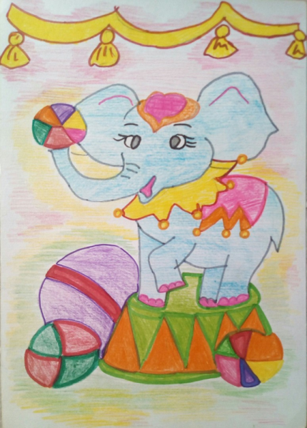 Цирк детский рисунок