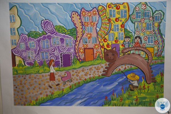 Город мечты рисунок