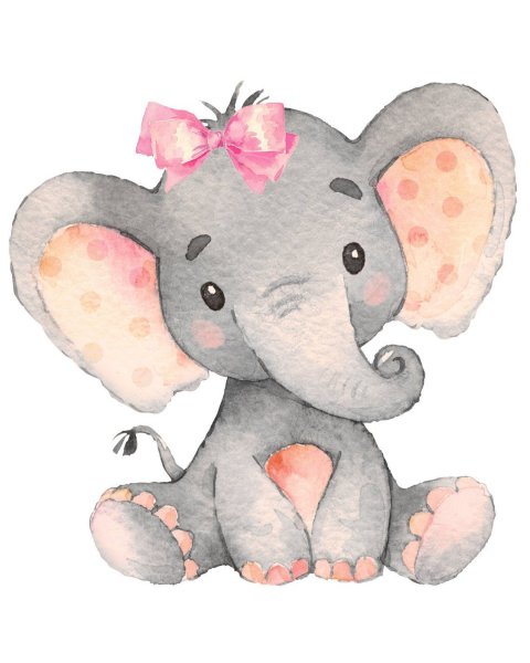 Слоник рисунок