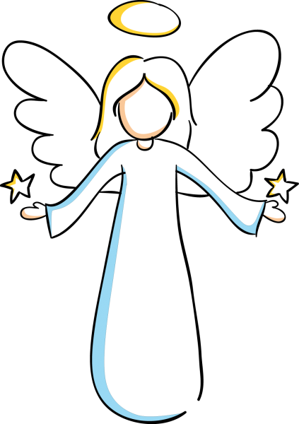 Ангел для срисовки