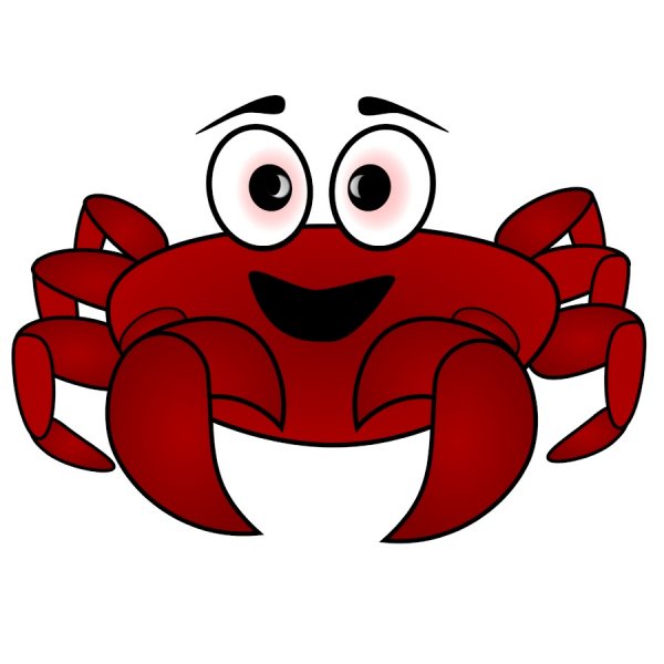 Крабики мультяшные