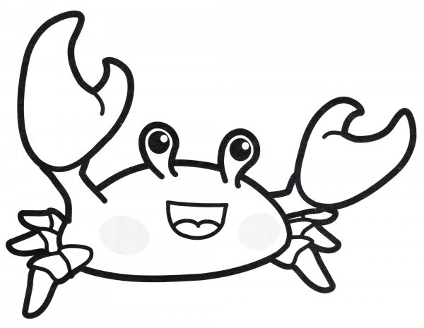 Раскраска Крабс