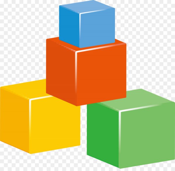 Кубик мультяшный