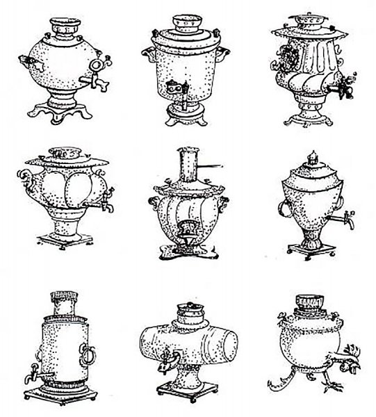 Самовар мультяшная