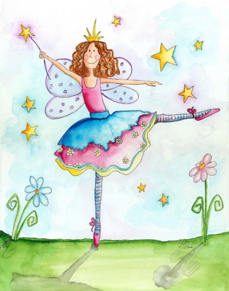 Детские рисунки фей