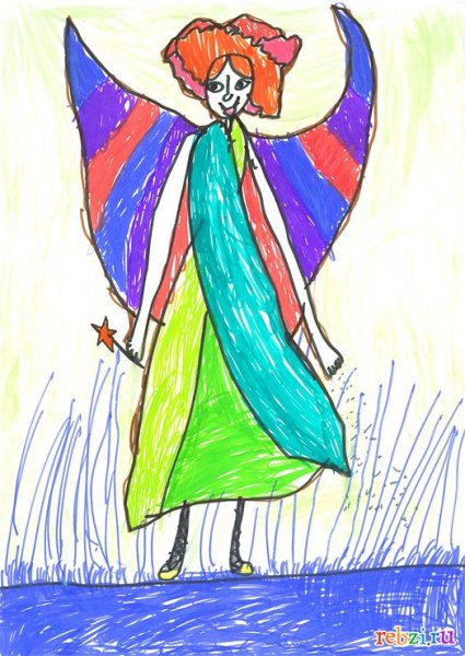 Дети рисуют фею детские работы