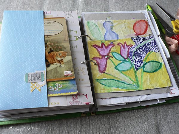 Альбом для хранения детских рисунков