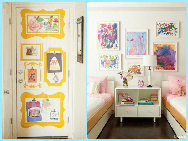 Идеи хранения детских рисунков