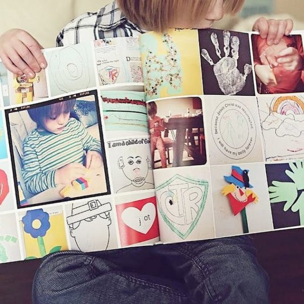 Фотокнига из рисунков ребенка
