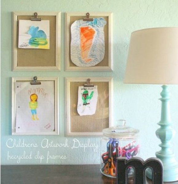 Хранение рисунков в детской комнате