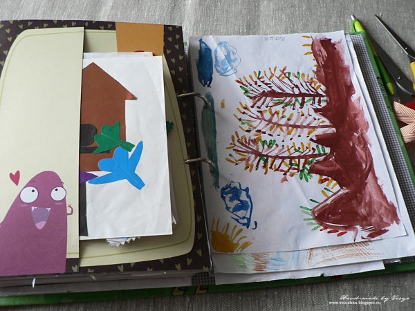 Папка для хранения детских рисунков