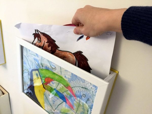 Хранение рисунков и поделок