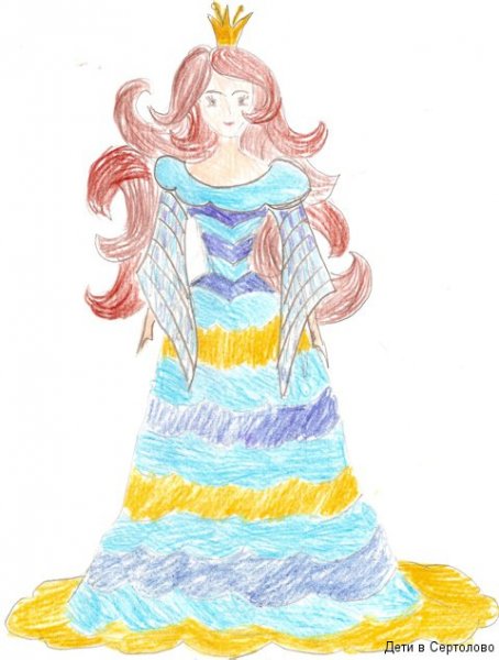 Принцесса маленькая мультяшная