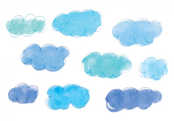 Облака рисунок