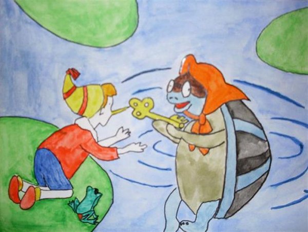 Детские рисунки на тему сказки