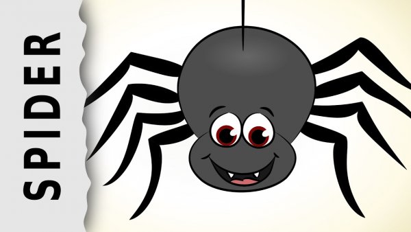 Пауки мультяшные