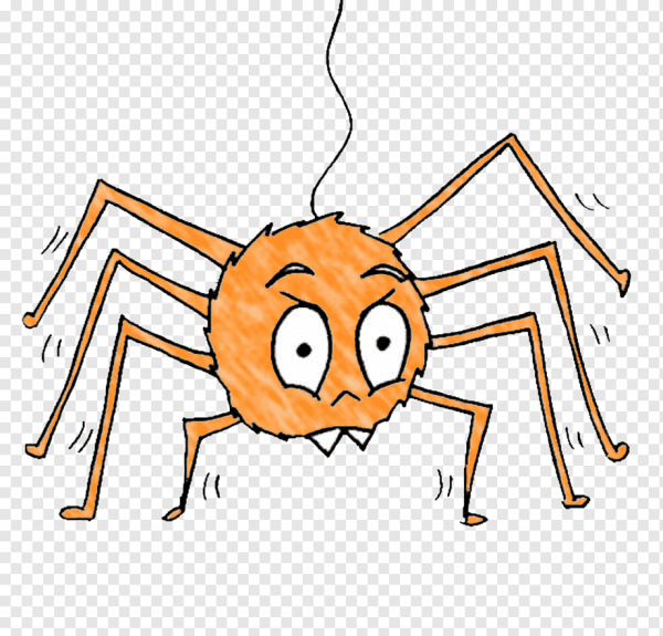 Паучок мультяшка