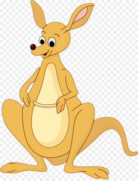 Кенгуру мультяшная