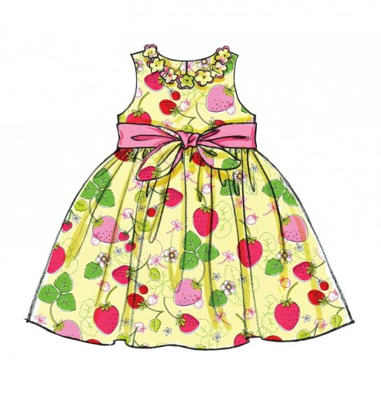 Эскиз детского платья
