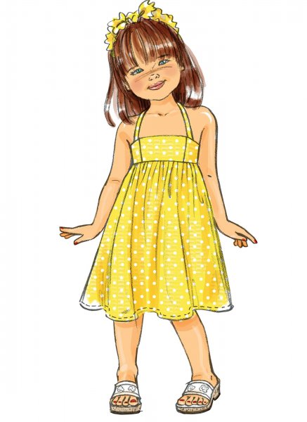 Модель для рисования детской одежды