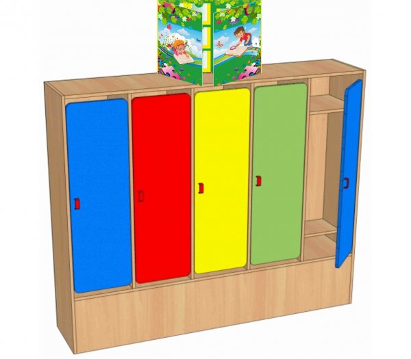 Шкаф функциональный для детского сада