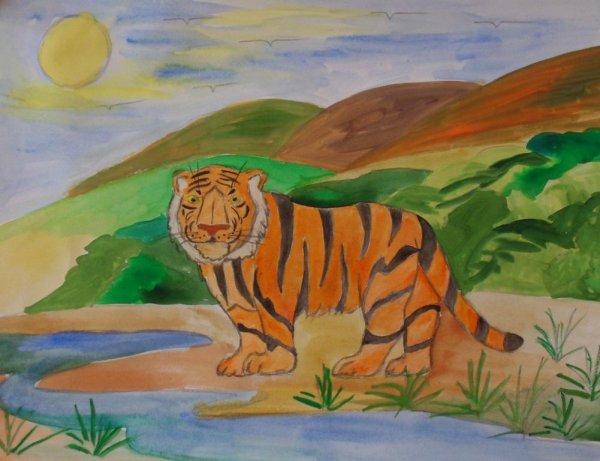 Рисование на тему животные