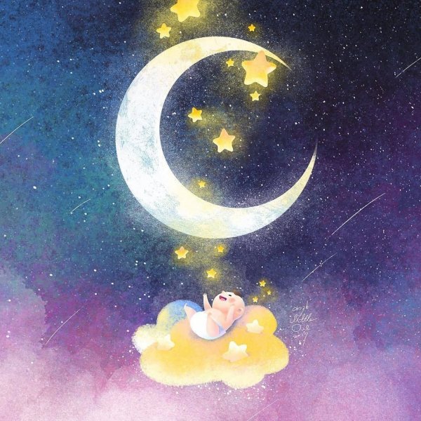 Красивый месяц