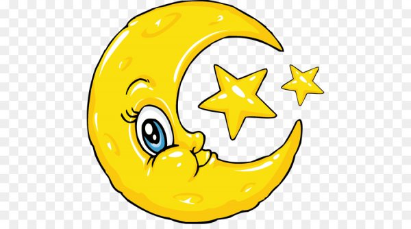 Луна мультяшный