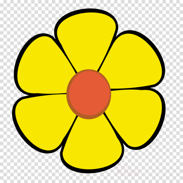 Желтый цветок для детей