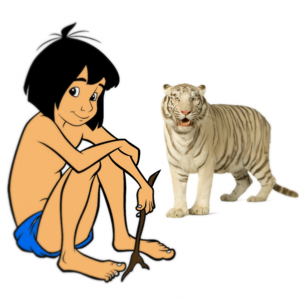 Маугли без фона