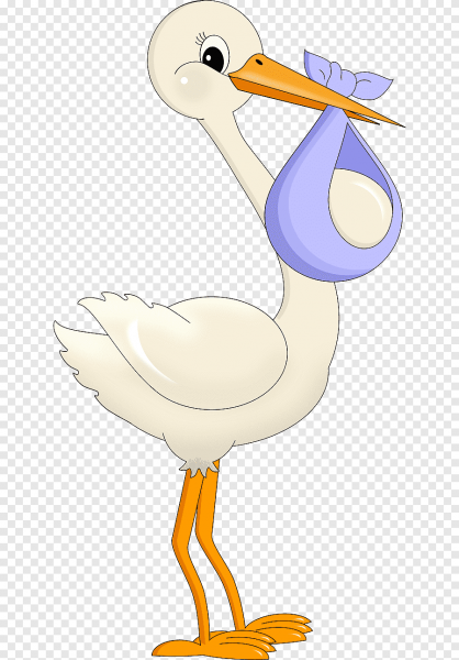 Аисты мультяшные