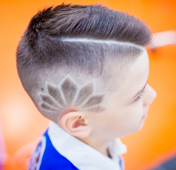 Фигурный выстриг для мальчиков