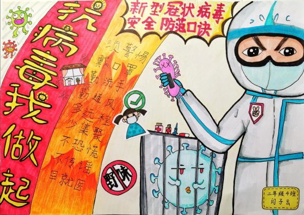 Коронавирус рисунок