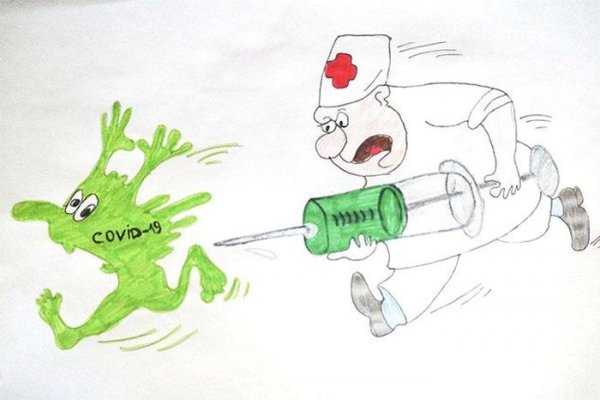 Рисунки на тему вакцинация от коронавируса