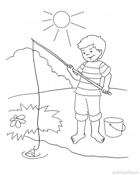Раскраски для детей лето