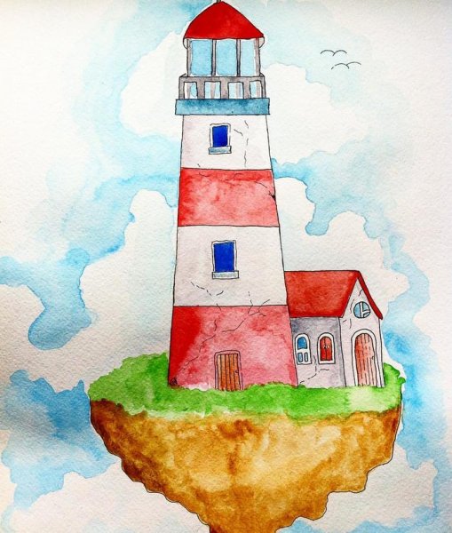 Маяк для срисовки