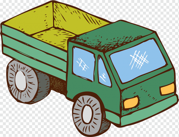 Грузовая машина мультяшный