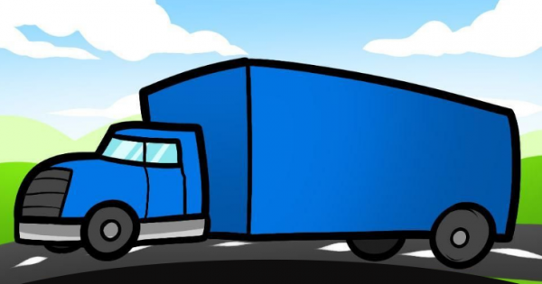 Грузовая машина картинка для детей