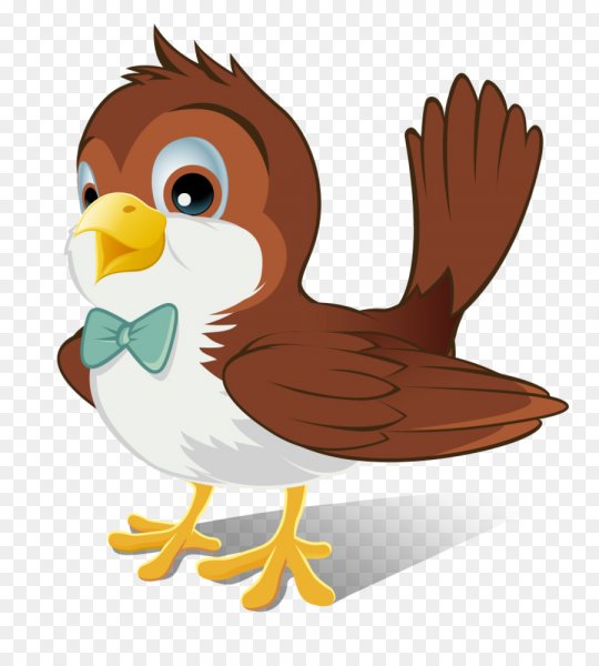 Воробей для детей