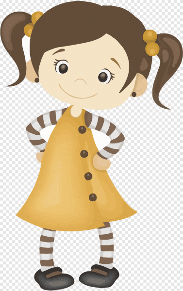 Мультяшная девочка