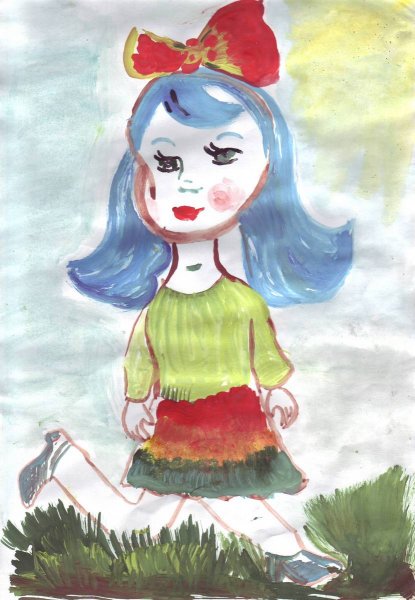 Мальвина рисунок