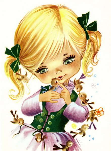 Девочка иллюстрация