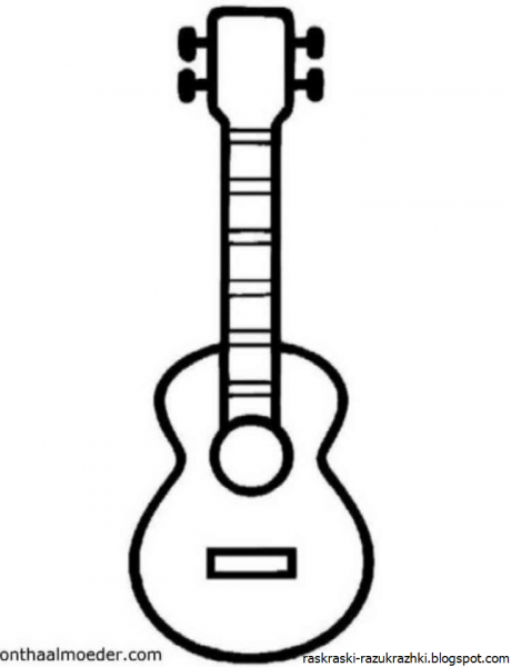 Гитара рисунок