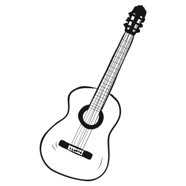 Зарисовка гитары