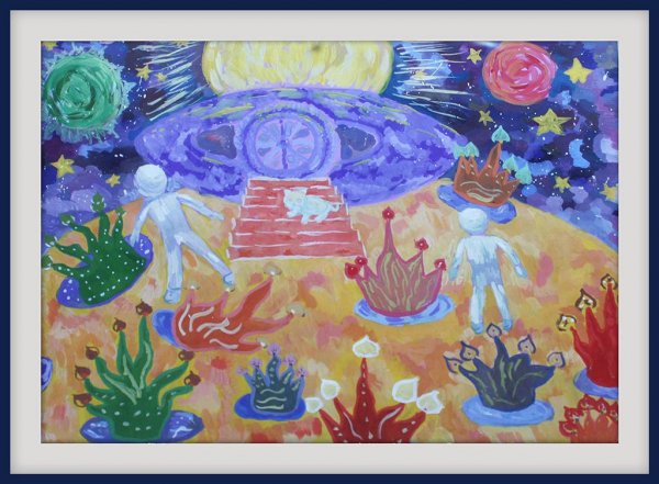 Губкин детские рисунки